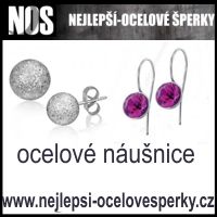ocelové náušnice