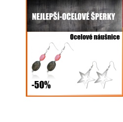 ocelové náušnice